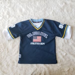 🎉Boys US polo assn jersey shirt sz 5/6